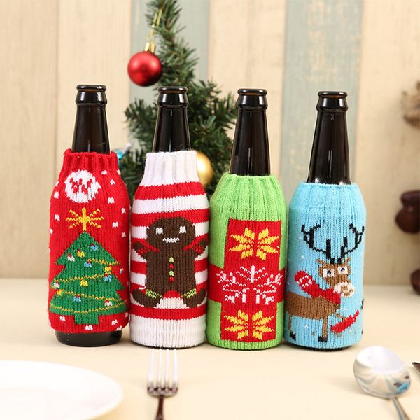 

2021 beer party bottle cover decoration wraps bag christmas new