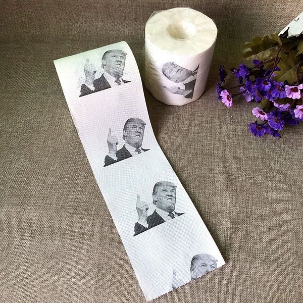

donald trump 3 styles fashion funny humour president toilet roll paper novelty gag gift prank joke 2 layer 24cm vt0425