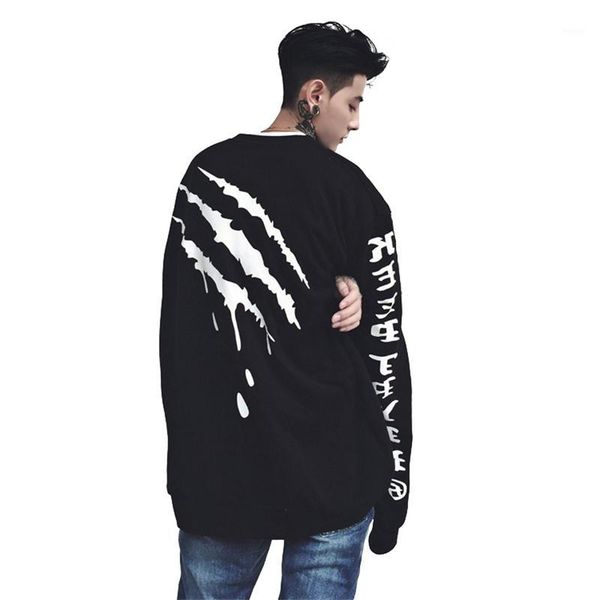 

dropshipping wholesalers suppliers 2019 new autumn o-neck streetwear sweatshirt men men's hoodies hip hop streetwear1, Black