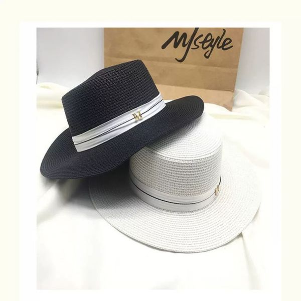 

2020women's sun hat female summer  letter straw hat summer visor caps ladies sun beach hats, Blue;gray