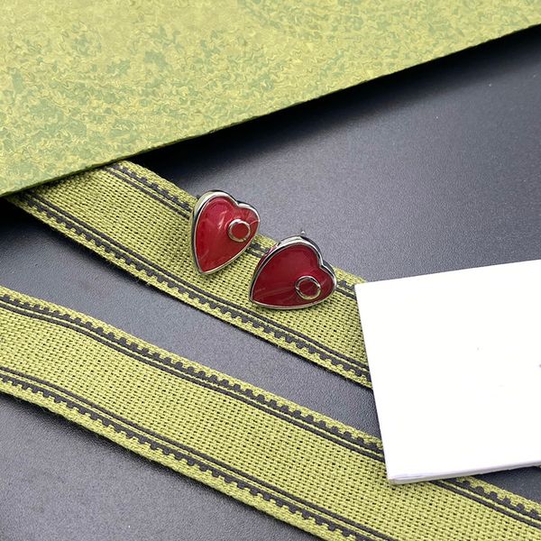 

designers earrings luxurys jewelry women's heart earring fashion charm non allergic girlfriend gift retro temperament good, Golden