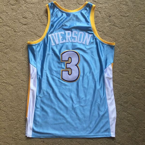 

men youth vintage iverson mitchell ness 06 07 jerseys college basketball jersey size s- or custom any name or number jersey, Black