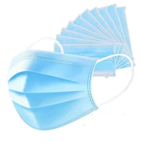 

mask wholesale custom 3 facial ply disposable non woven mask protective face mask respirator