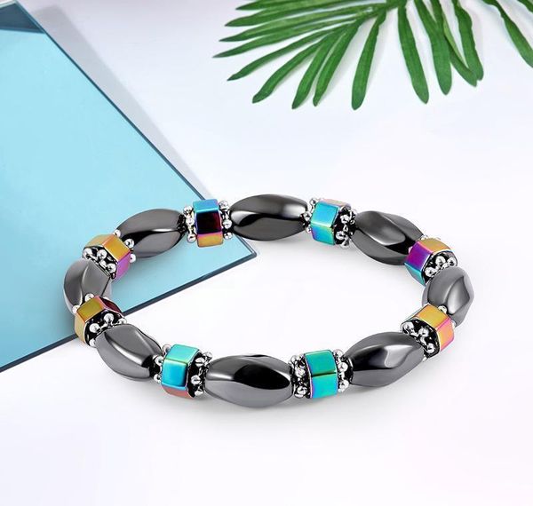 

rainbow black magnetic hematite bracelet beads power healthy magnetic bracelet fashion jewelry will and sand wmtaqh bdegarden