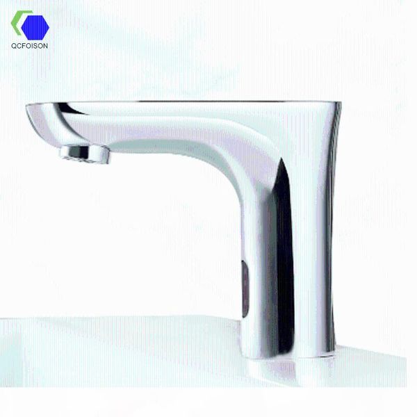

qcfoison toilets automatic sink induction faucet intelligent filter mixed water smarket infrared saver tap