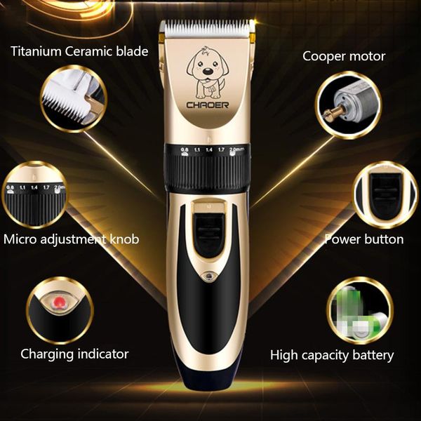 

cat electric clipper pet shaving hair clipper pusher animals grooming electric scissors cat hair trimmer cutter 110-240v ac51 a1 wmtein
