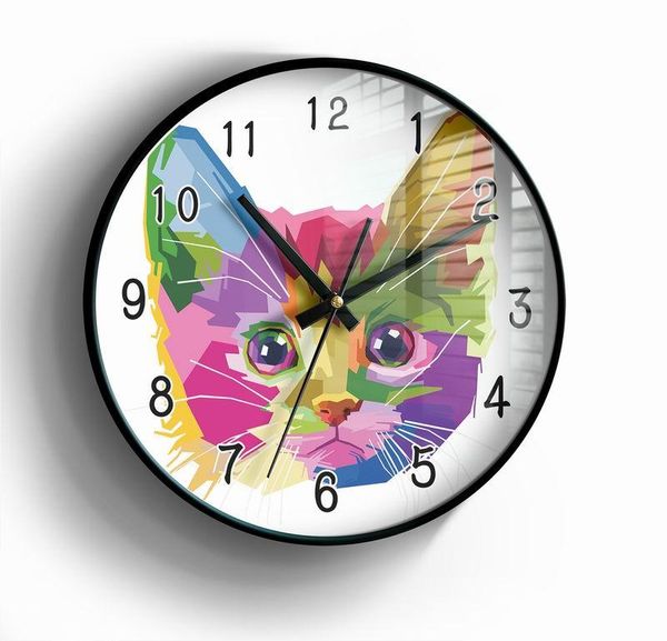 

new fashion art wall clock simple light luxury wall clock large size bedroom modern design for home