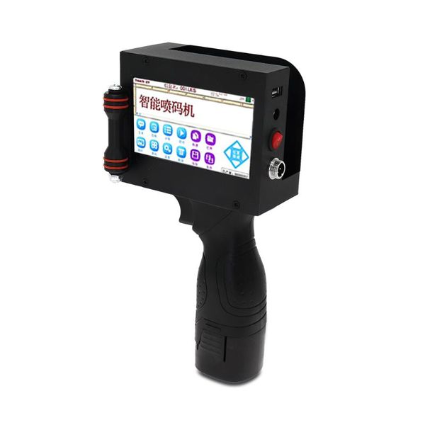 

portable 25.4mm handheld inject printer for packing label machine glass cosmetics metal plastic pipe stone wood board