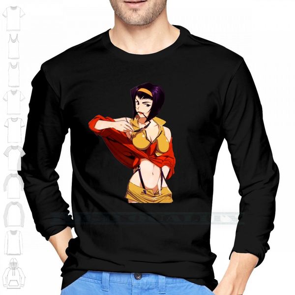 

faye - cowboy bebop custom design print for men new cool tee t shirt big size 6xl faye faye valentine sport hooded sweatshirt hoodie