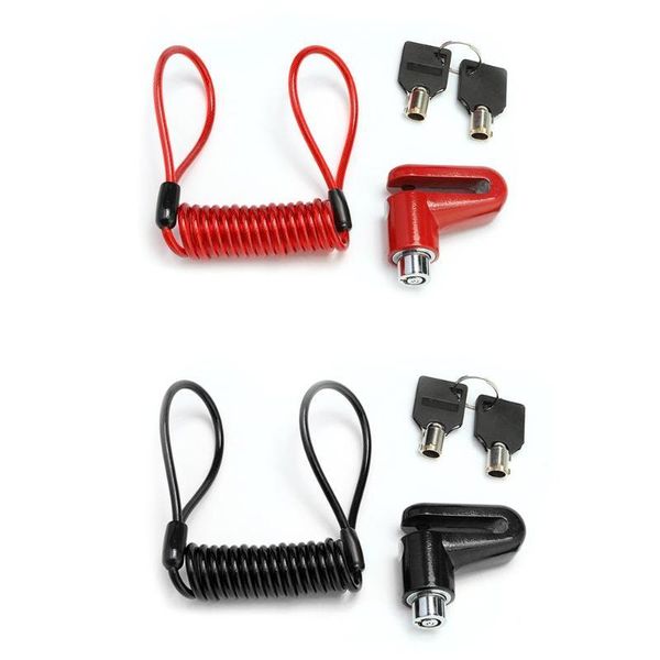 

anti-theft disc brakes lock with steel wire for mijia m365 electric scooter skateboard wheels lock disc brake kickscooter