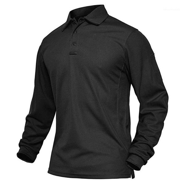 

men's t-shirts heflashor men's solid color shirt outdoor performance long sleeve turn down collar tactical 2021 wild tee1, White;black