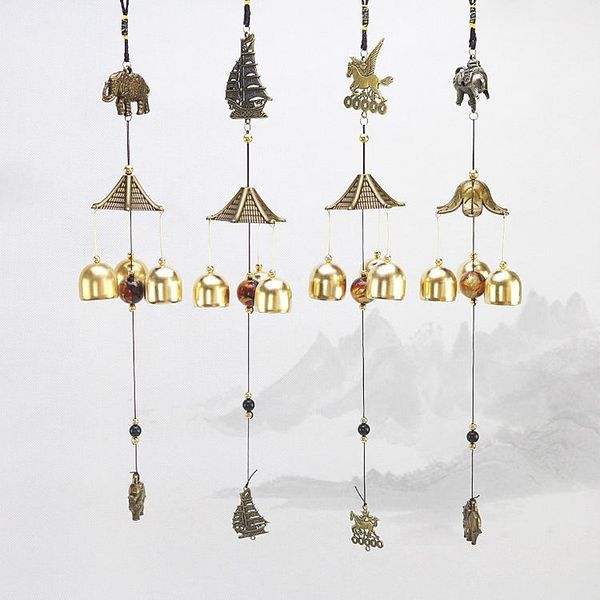 

decorative objects & figurines pure copper metal kirin pendant door decoration wind chimes auspicious tourist attractions commemorative gift