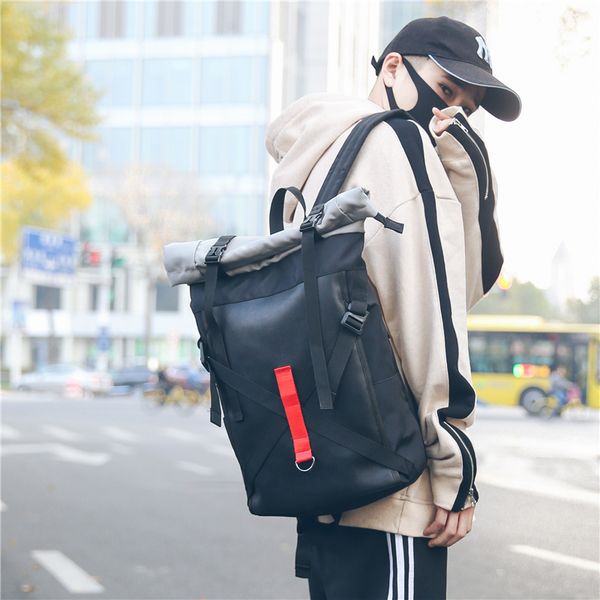 

new men women backpacks waterproof oxford lapbackpack large capacity school bag bagpack for male travel knapsack fashion c1030