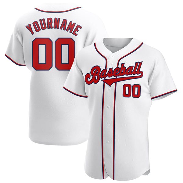 

custom white red-navy-8989 authentic baseball jersey, Blue;black