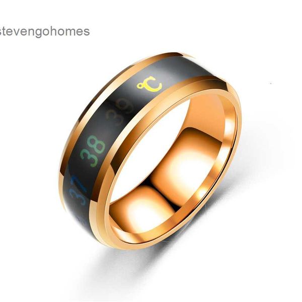 

love tiktok ring, showing temperature new of the magic ring, Silver