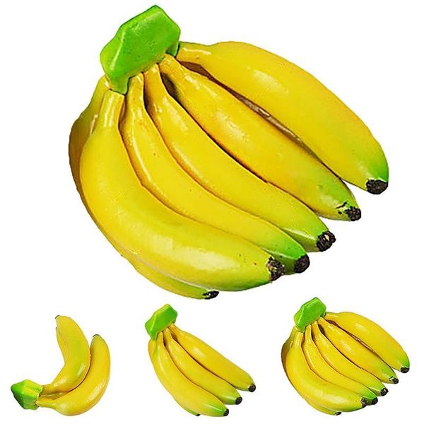 

party decoration creative artificial banana realistic foam fruit fake pography props home supplies drop