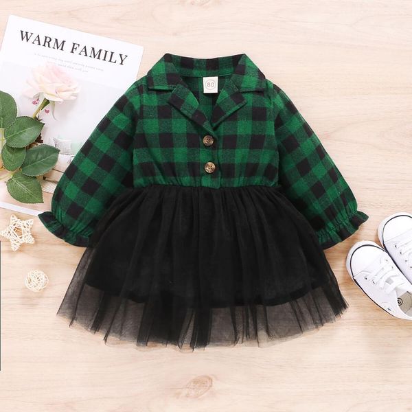 

newborn girl pgraphy outfit baby clothes christmas tutu dress baby girl long sleeve plaid black tulle baby christmas clothes 1023, Red;yellow