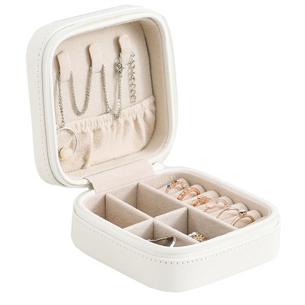 

leather jewelry box organizer vintage gift case 1221975