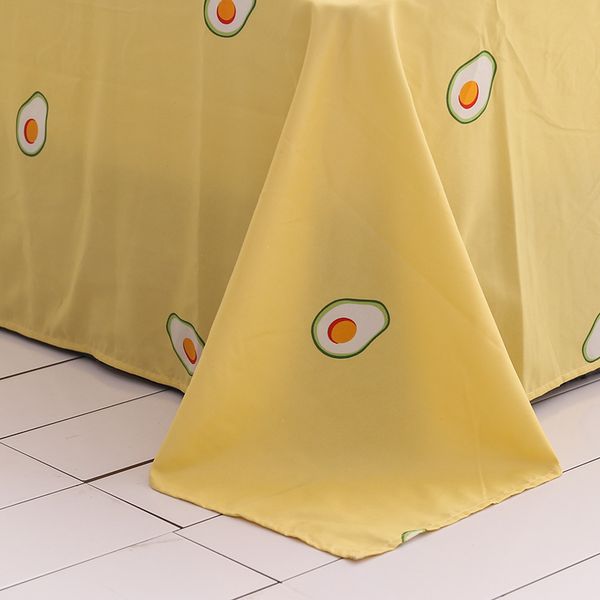 

fresh green avocado bed linen set birthday present duvet cover set flat bed sheet pillowcase no quilt c0223