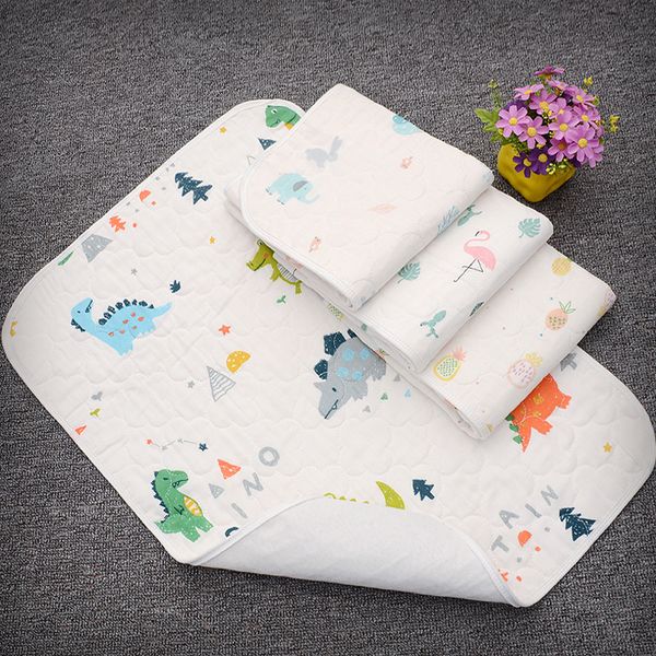 

baby bedding high density gauze baby diaper pad soft comfortable newborn nursing pad cotton leakproof pad lj201105