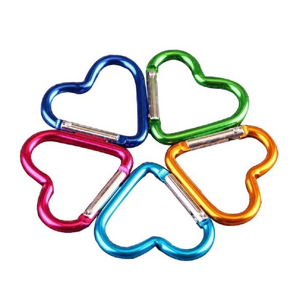 

aluminum alloy carabiner key chain clip outdoor camping keyring snap hook water bottle buckle climbing travel kit rand jllsad