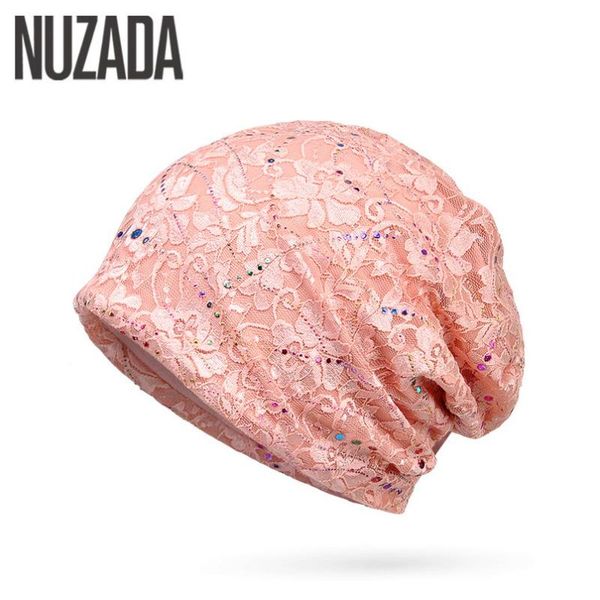 

brand nuzada skullies beanies thin lace breathable knitted caps for women girl cotton hedging cap bonnet hat spring summer, Blue;gray