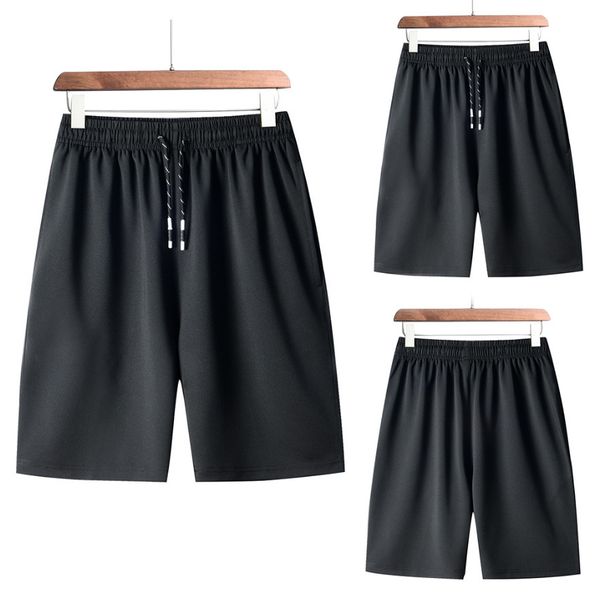 

explosion style large size sports casual shorts men's beach pants quick-drying running fitness pants beach five-point pants t200409, White;black
