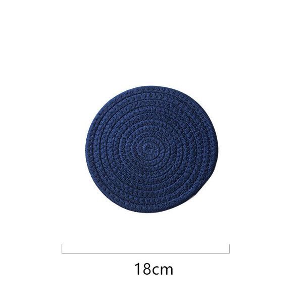 

placemat pad приборы кухонные настольные коврики хлопковые вязание коврики коврики коврики коврик изоляции круглые медебуки ручной работы wm