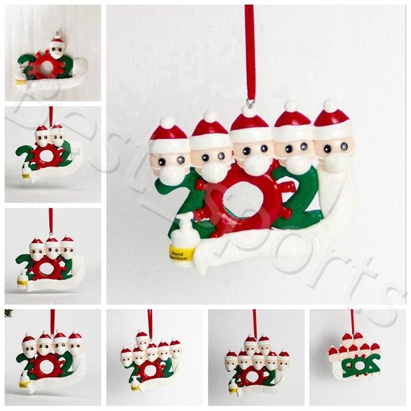 

polymer clay christmas tree ornament 2020 xmas hanging ornaments santa claus family christmas pendant party decorations yya473 100pcsj0kg