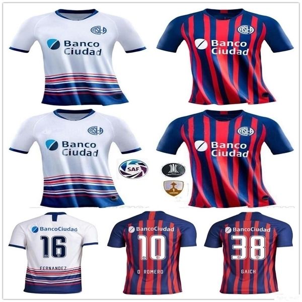 

2020 новый сан-лоренсо де альмагро футбол джерси 20 21 home away belluschi blanco пьятти fernandez romero gaich подгоняет футбол рубашка, Black;yellow