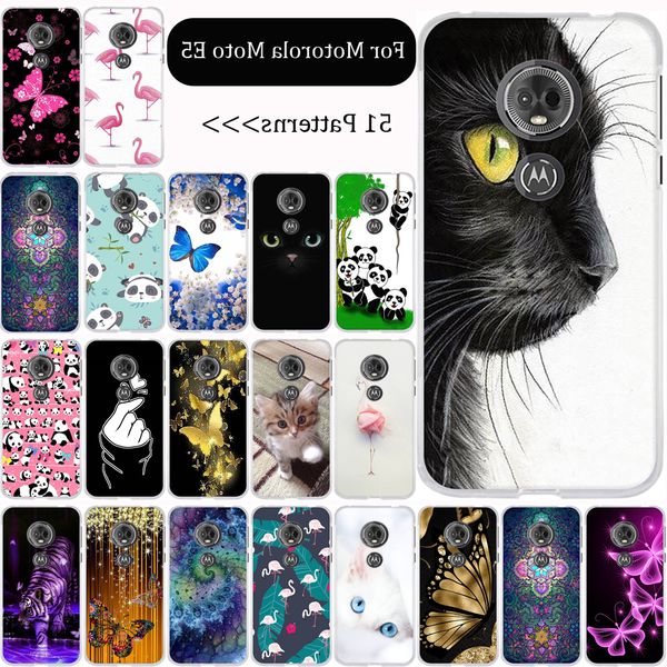 

e5 силикона картины мягкий тпу funda коке капа shell back for motorola moto g6 play чехол