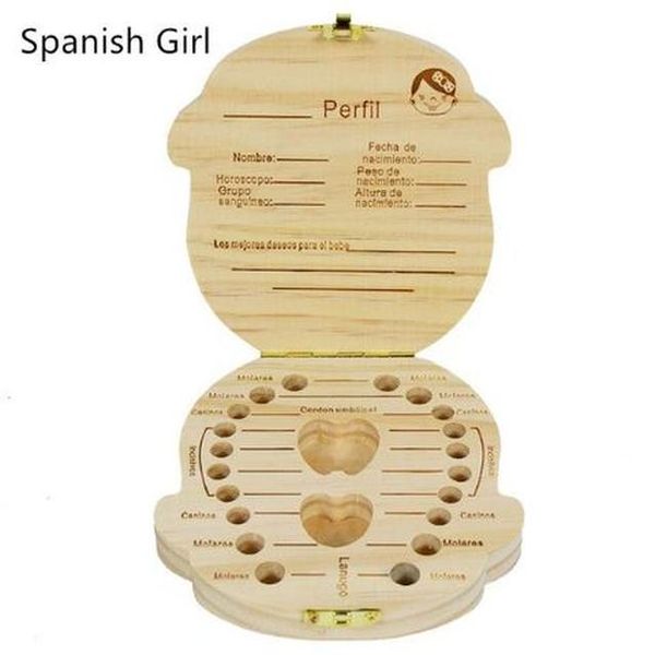 

деревянный ящик для хранения tooth для grown up baby дети зубные box организатор хранения box для младенцев молочных зубов сбор организатор