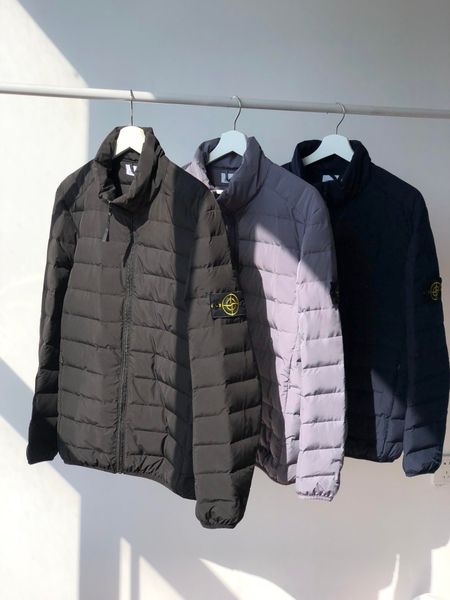 

toneys 20fw paris g mens designer down jacket stand-up collars windbreaker baseballuniform coat winter clothes quality, Black;brown