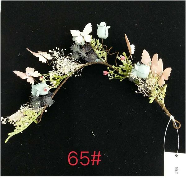 

women wedding party headwear hair accessories bridal flower wreath crown festival headband headdress floral garlands h jllbmv