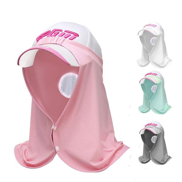

wholesale scarf neck back sun protection upf50 protection golf outdoor scarf breathable quick-dry x85, Black