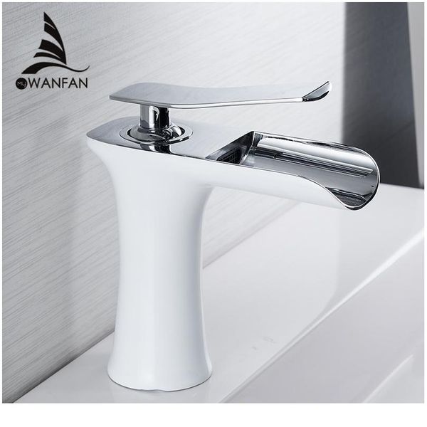 

basin faucets waterfall bathroom faucet single handle basin mixer tap bath antique faucet brass sink water crane sil bbyuce