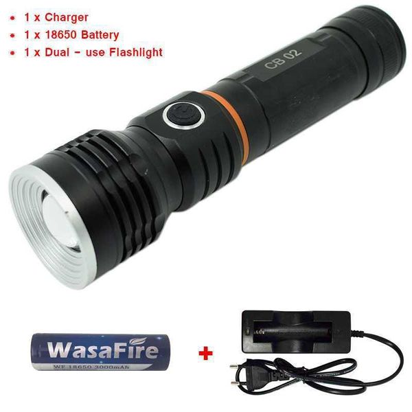 

flashlights torches rechargeable 3 modes led torch portable zoomable cob tactical lantern magnetic waterproof cycling lamp