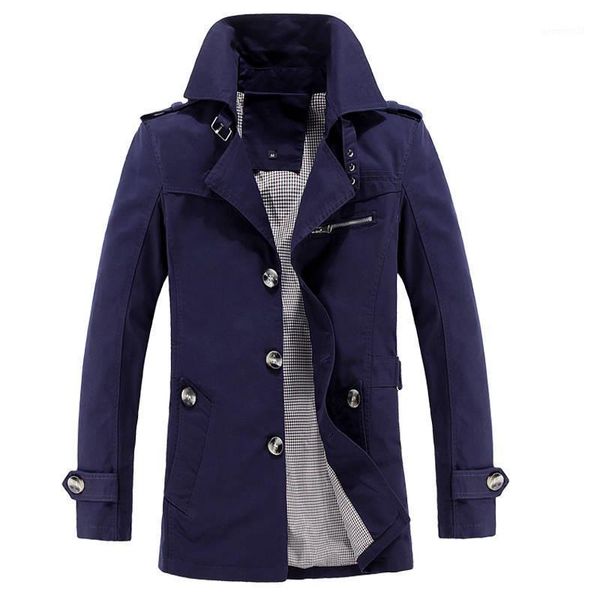 

men's jackets oloey winter men wool trench coat long slim fit overcoat coats fashion outerwear1, Black;brown