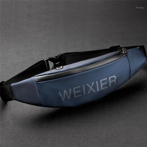 

men fanny pack fashion women's waist bag sports travel female banana bag phone money waist packs pu leather waterproof belt bags1