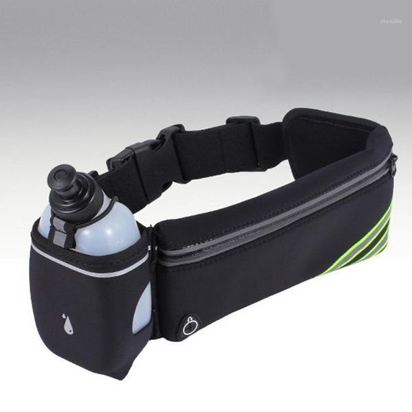 

sport hiking waist bag running jogging pouch belt with1 bpa water bottles1