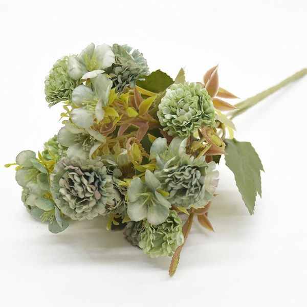 

5 вилок 11 головок искусственный сиреневый букет для украшения дома аксессуары diy бонсай гостиная украшения поддельных цветов свадьба f jll