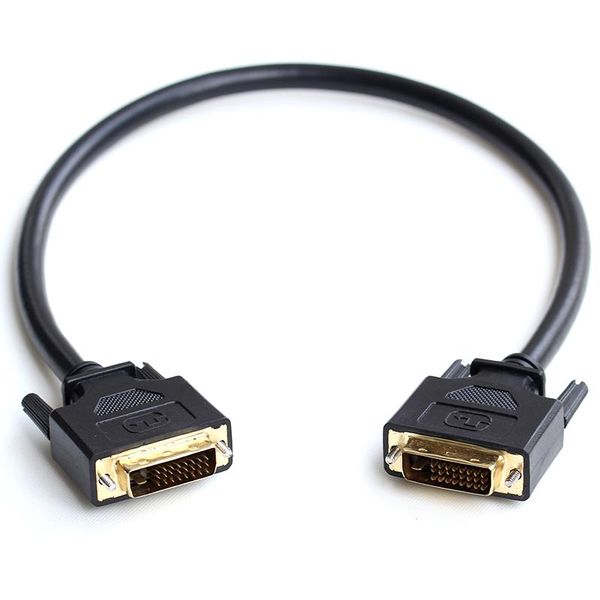 

0.5m full 25pin dvi-d 24+1 short video cable cord male to male m/m for monitor
