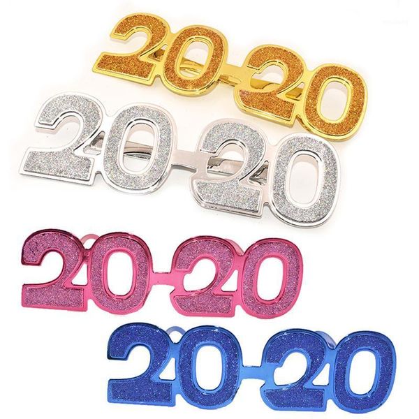 

party masks 2 pcs 2021 year's eve glasses frames fun spectacles supplies costume accessories po props1