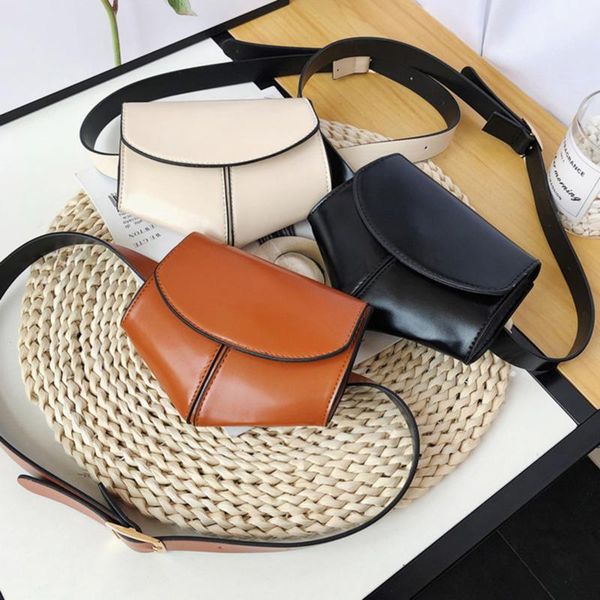 

pu leather women waist bag solid color mini snakeskin pattern ladies package fashion phone fanny packs purse travel bag