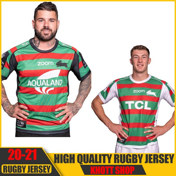 

2021 new south sydney rabbitohs home anzac indigenous rugby jersey 2021 nrl rugby league jerseys shorts australia maillot de rugby s-5xl, Black;gray