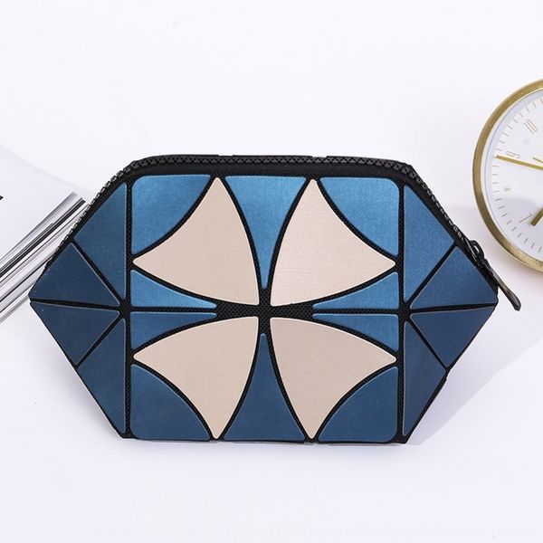 

japbi dumpling new simple make-up handbag geometric fashionable hand carry color matching hand-held 2020 washing and storage bag x9ddf