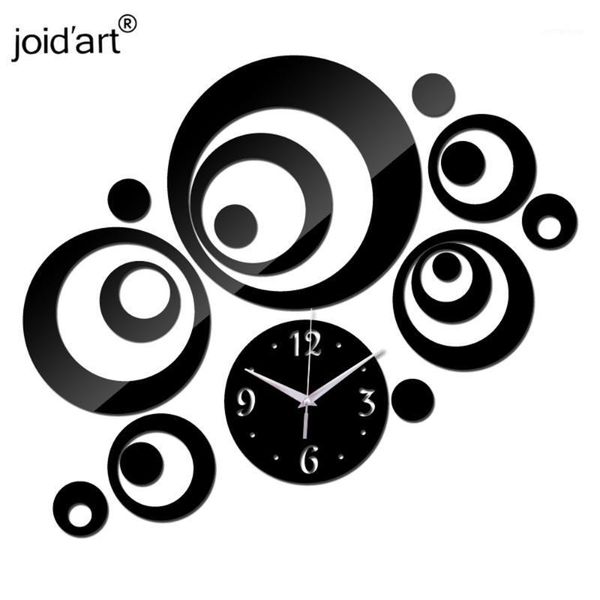 

wall clocks clock acrylic home decorative diy quartz reloj de pared modern living room 3d stickers1