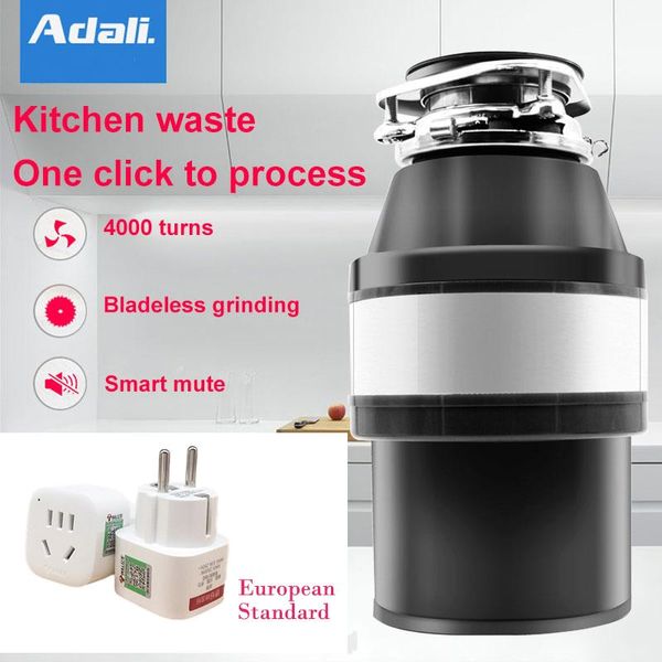 

food waste disposers adali 380w disposer air switch 1400ml large capacity garbage disposal stainless steel grinder kitchen appliances
