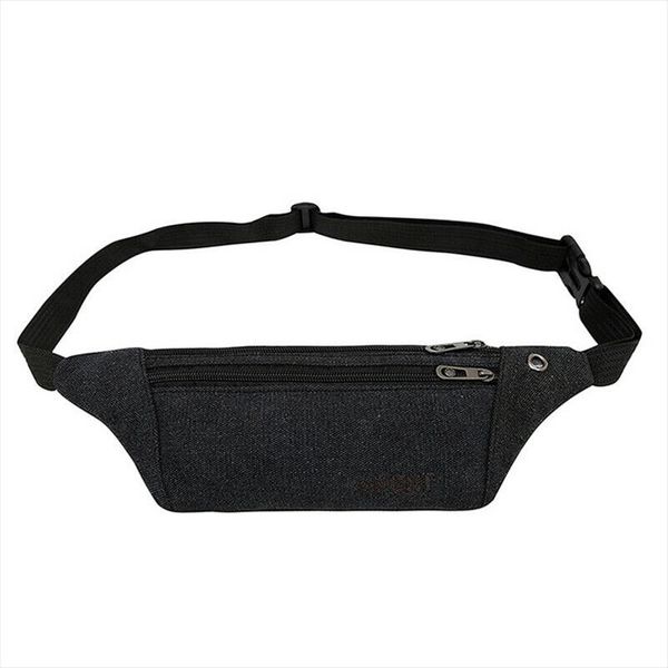 

new vintage men outdoor waist bag pack casual functional money phone belt bag gray black women for belt canvas hip fanny