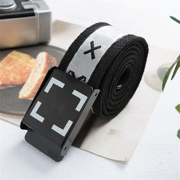 

110cm new canvas elts for men women ip op elt street casl loose waist strap ig qli yellow elt elts #221#388666, Black;brown